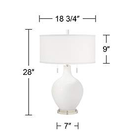 Image5 of Vivacious Toby Table Lamp with Dimmer more views
