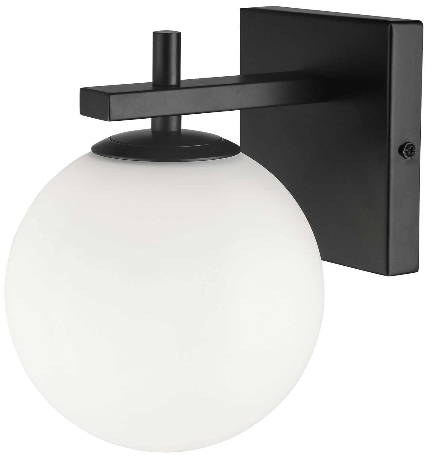 Vivaldi 8" High Matte Black Wall Sconce
