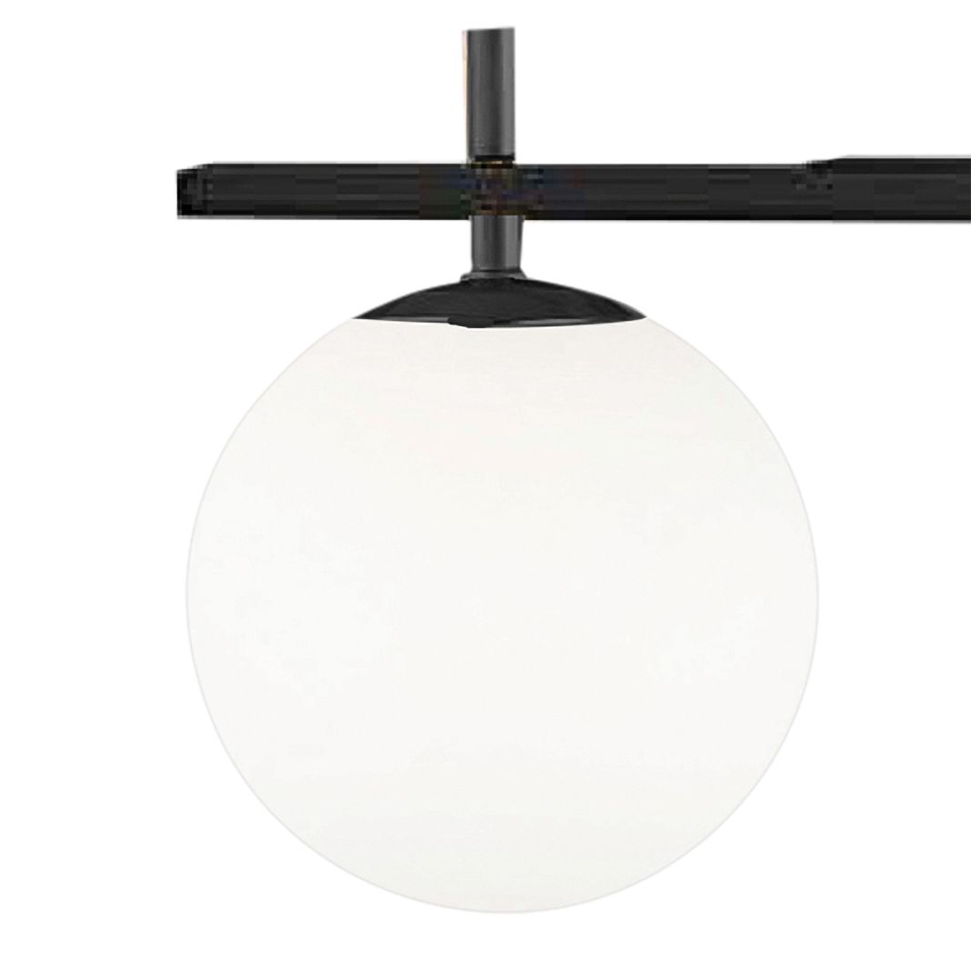 Image 2 Vivaldi Transitional 4 Light Halogen Vanity, Matte Black more views