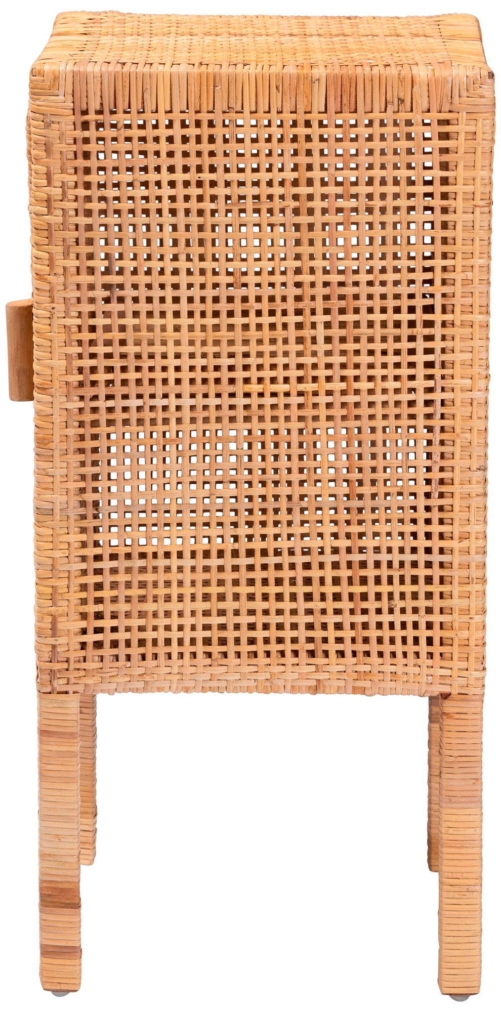 Vivan 13 3/4" Wide Natural Brown Wood 1-Door Nightstand