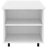 7_Vives 37 1/2"W White Lifted-Top Coffee Table with LED Lights more views