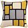 Vives Multi-Color 18" Square Decorative Pillow