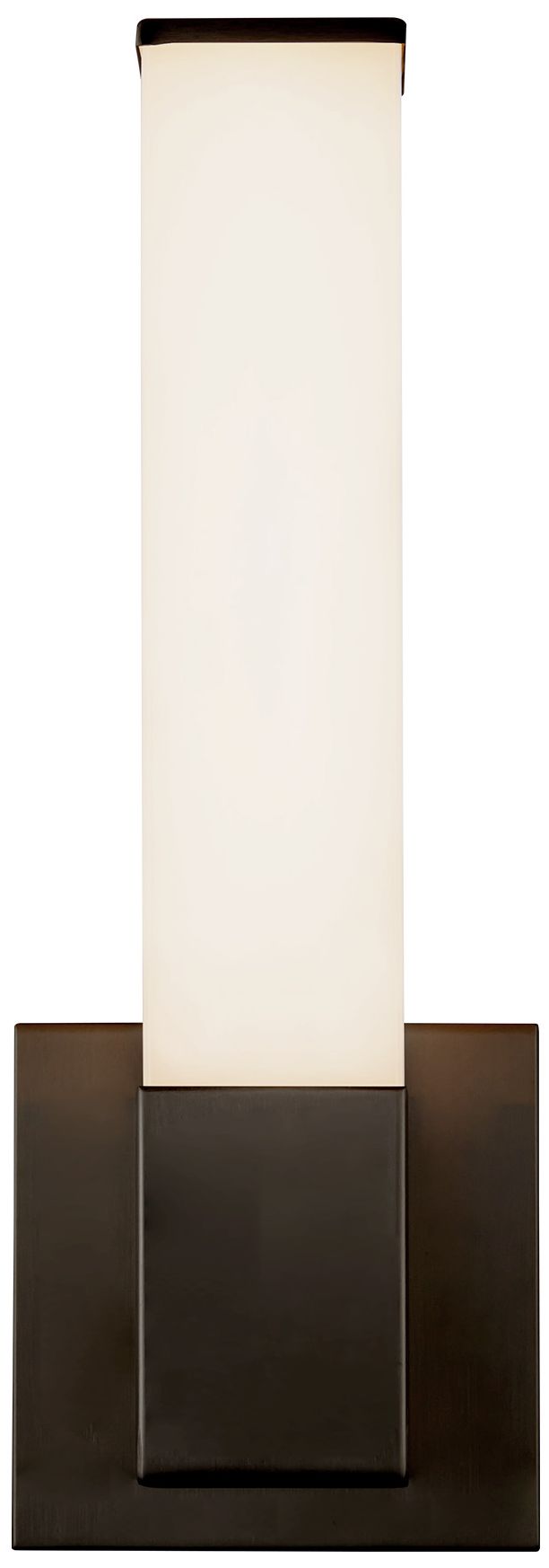 Vivi 14-in Black dimmable LED Wall/Vanity Light