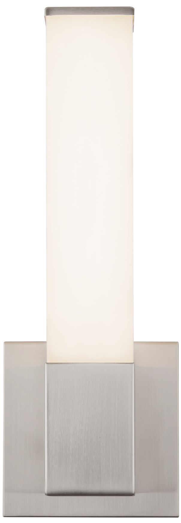 Vivi 14-in Brushed Nickel dimmable LED Wall/Vanity Light