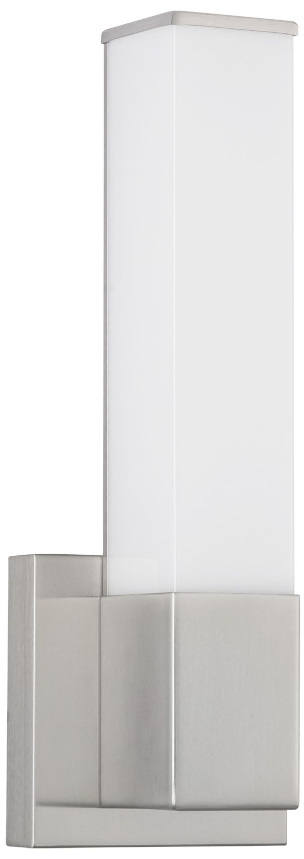 Image 2 Vivi 14-in Brushed Nickel dimmable LED Wall/Vanity Light more views