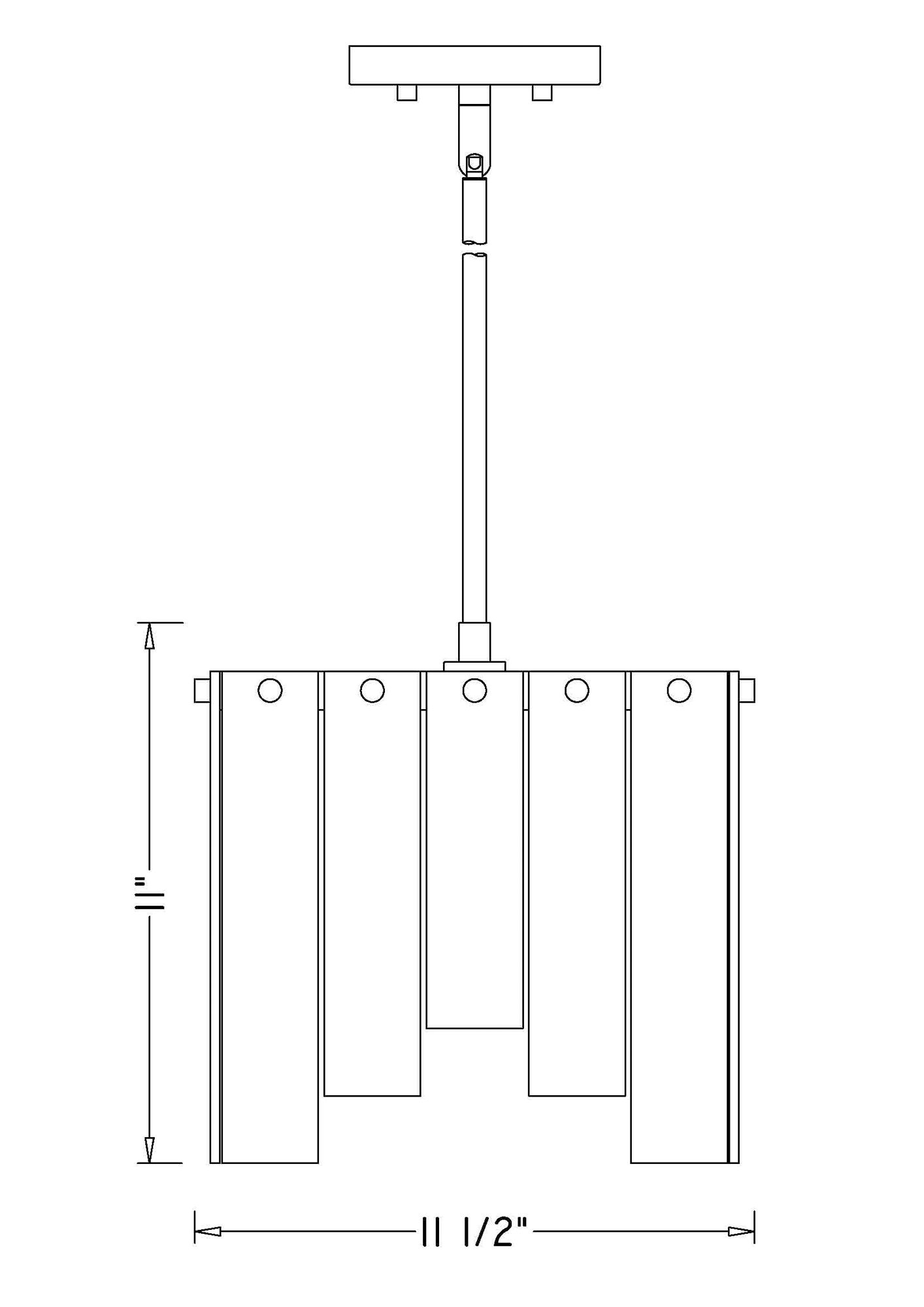 Viviana 1 Light Pendant