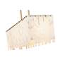 7_Viviana 40 3/4" Wide Brass Linear Pendant w/ Alabaster Shade more views