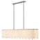 Viviana 49" Wide Polished Nickel 7-Light Linear Chandelier