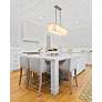 5_Viviana 49" Wide Polished Nickel 7-Light Linear Chandelier more views