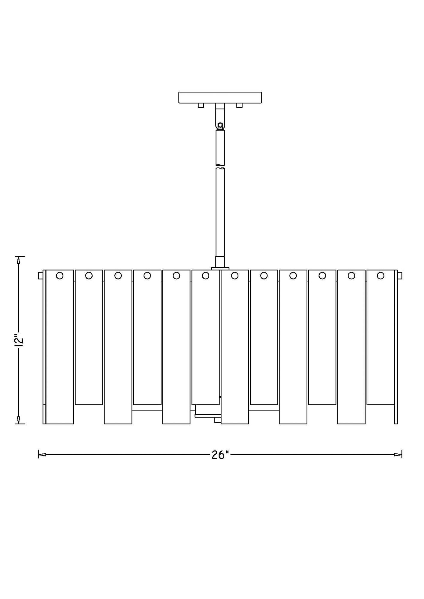 Viviana 8 Light Pendant