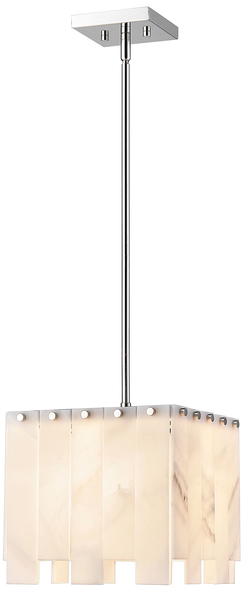 Viviana by Z-Lite Polished Nickel 11.5 inch 1 Light Pendant