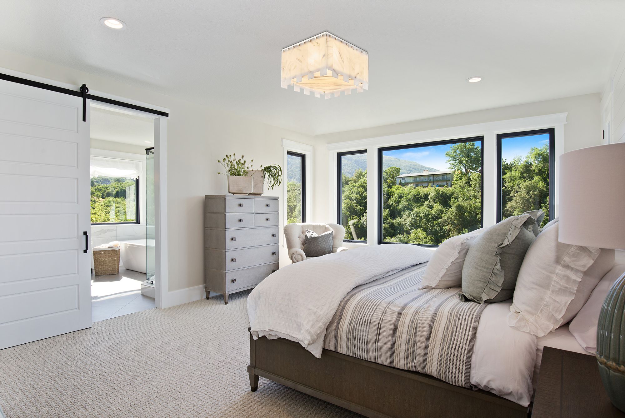 Image 3 Viviana by Z-Lite Polished Nickel 17.5 inch 6 Light Flush Mount more views