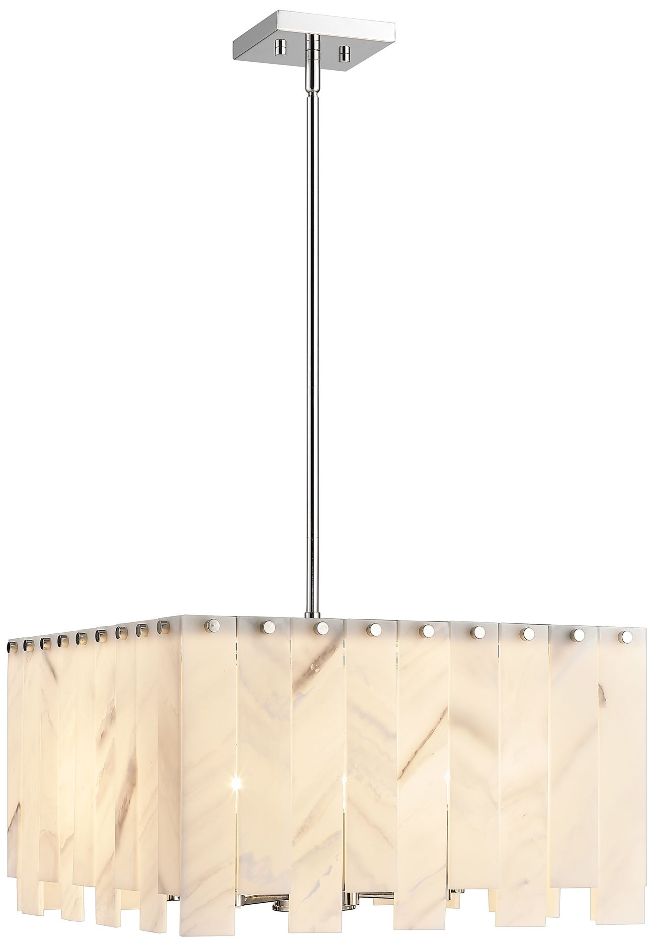 Viviana by Z-Lite Polished Nickel 19.75 inch 8 Light Pendant