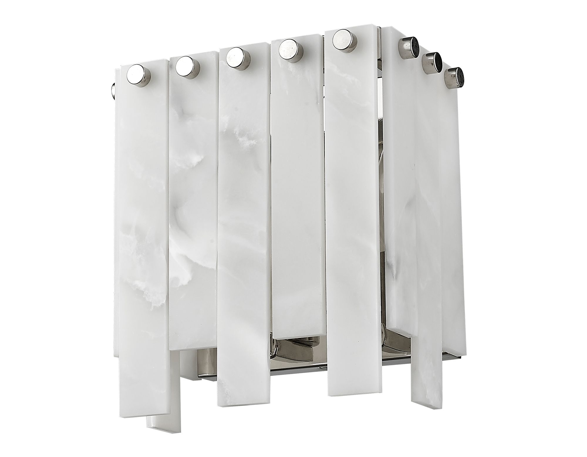 Viviana by Z-Lite Polished Nickel 7.5 inch 2 Light Wall Sconce