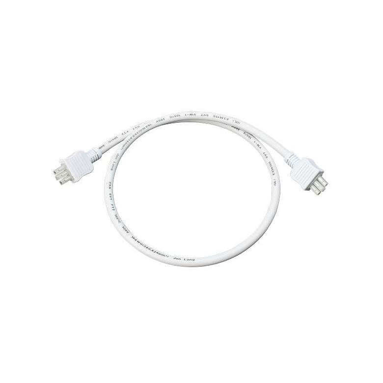 Image 1 Vivid 18 inch Wide White Under Cabinet Connector Cord
