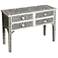 Vivienne 39 3/4" Wide Bone Inlay 4-Drawer Console Table