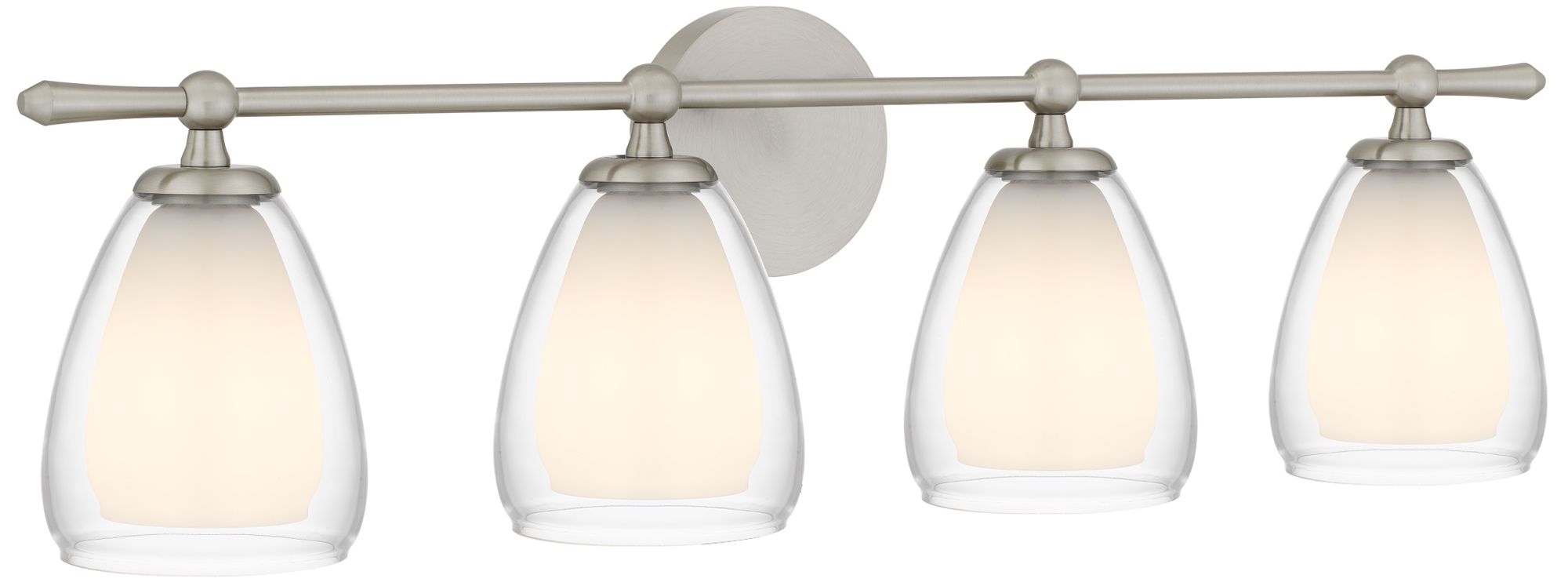 Vivienne 4-Light Brushed Nickel Vanity Light