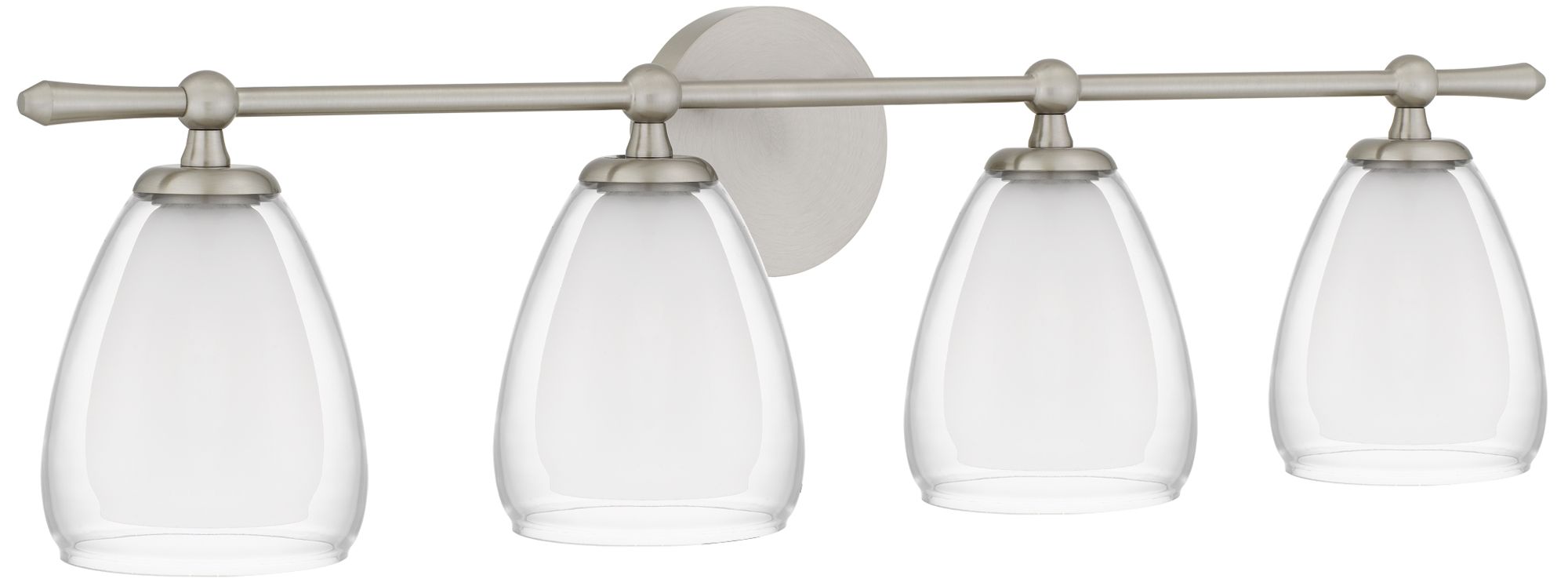 Image 3 Vivienne 4-Light Brushed Nickel Vanity Light more views