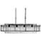 Vivienne 42 3/4"W Black Gray Kitchen Island Light Pendant