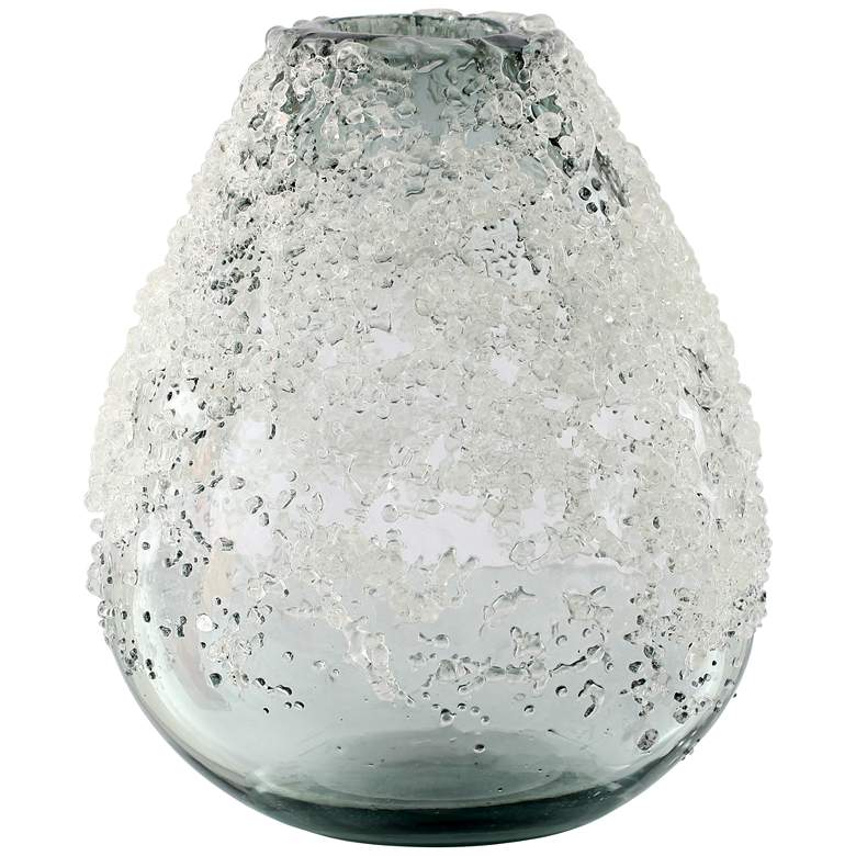 Image 1 Viz Sugar Smoke 11 inch High Art Glass Vase