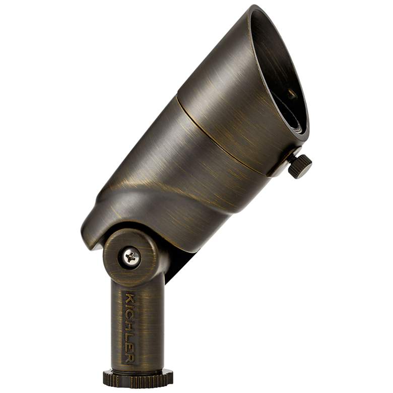 Image 1 VLO 3 3/4" High Centennial Brass 3000K LED Wide Flood Light