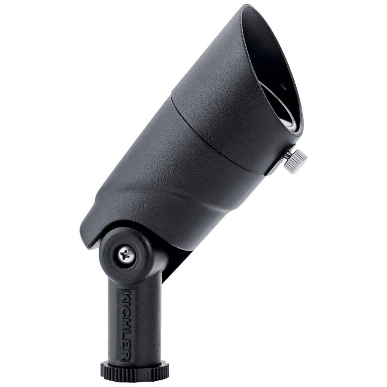 Image 1 VLO 3 3/4 inch High Textured Black 2700K LED Accent Spot Light