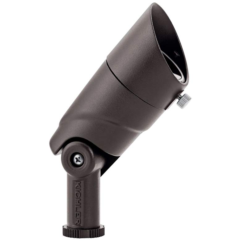 Image 1 VLO 3 3/4" High Textured Bronze 2700K LED Wide Flood Light
