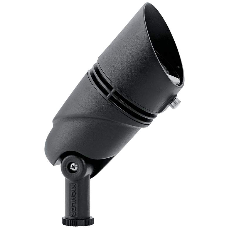 Image 1 VLO 4 1/2" High Textured Black 3000K LED Wide Flood Light