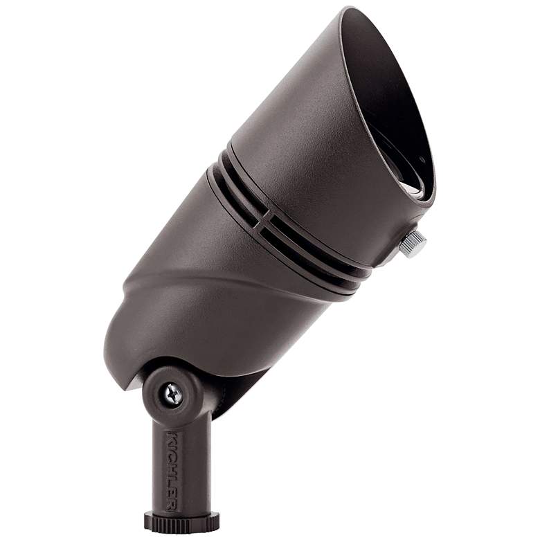 Image 1 VLO 4 1/2" High Textured Bronze 2700K LED Wide Flood Light