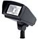 VLO 7" High Textured Black 2700K LED Landscape Flood Light