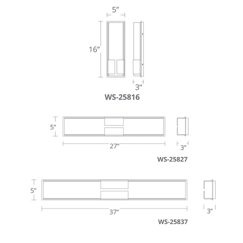 Image 6 Vodka LED Bathroom Vanity or Wall Light more views
