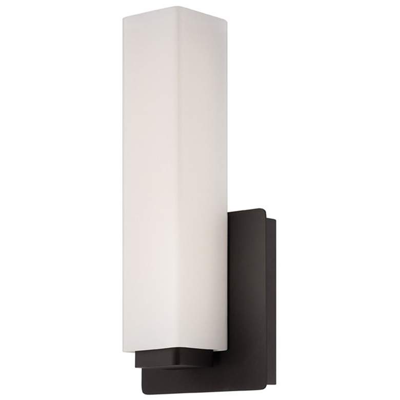 Image 1 Vogue 5"H x 11"W 1-Light Wall Sconce in Bronze