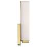 2_Vogue 5"H x 11"W 1-Light Wall Sconce in Brushed Brass more views