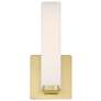 3_Vogue 5"H x 11"W 1-Light Wall Sconce in Brushed Brass more views