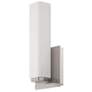 1_Vogue 5"H x 11"W 1-Light Wall Sconce in Brushed Nickel