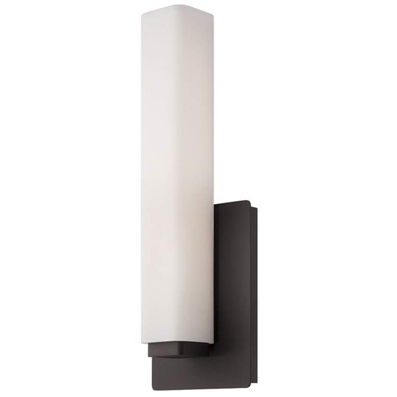 Image 1 Vogue 5"H x 15"W 1-Light Wall Sconce in Bronze