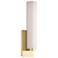 Vogue 5"H x 15"W 1-Light Wall Sconce in Brushed Brass