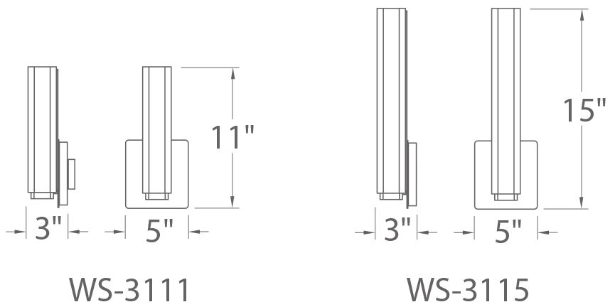 Image 3 Vogue 5"H x 15"W 1-Light Wall Sconce in Brushed Brass more views