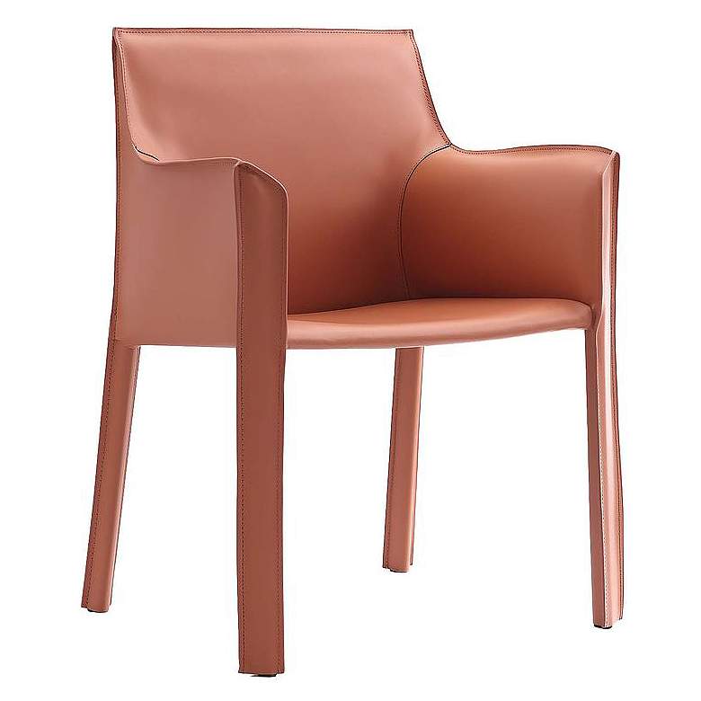 Image 1 Vogue Clay Faux Leather Arm Chair