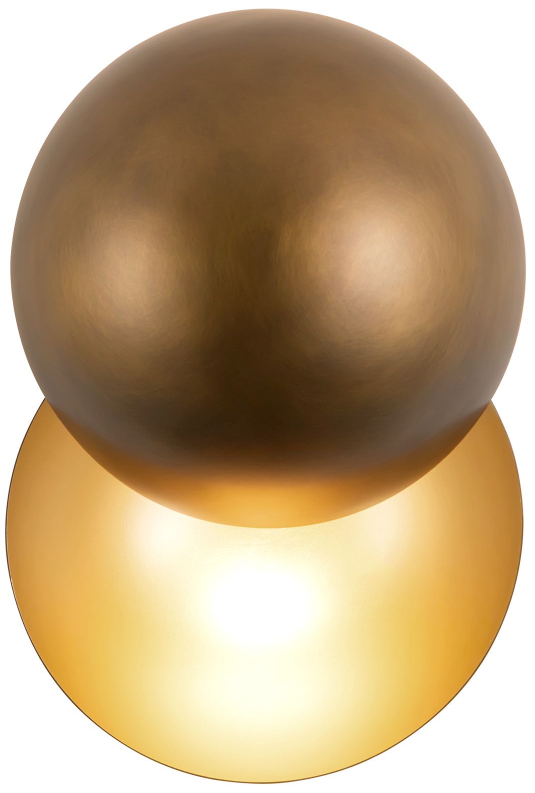 Thumbnail2 of Void 12-in Vintage Brass dimmable LED Wall Sconce
