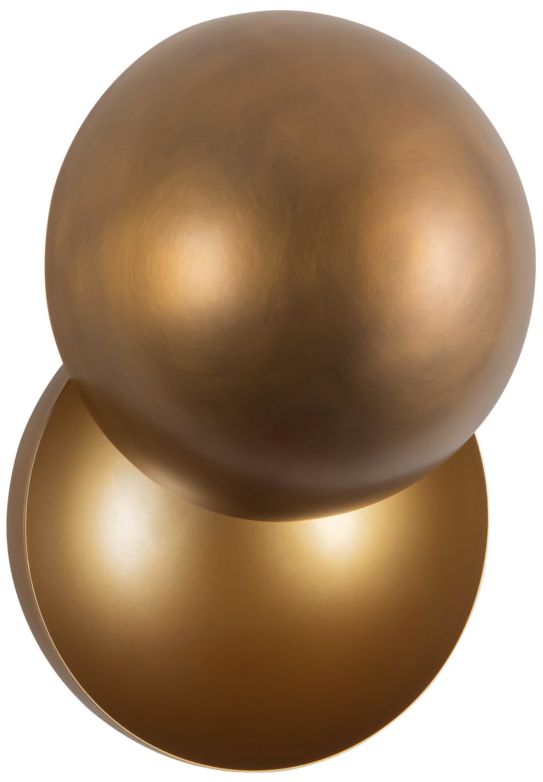 Thumbnail3 of Void 12-in Vintage Brass dimmable LED Wall Sconce more views