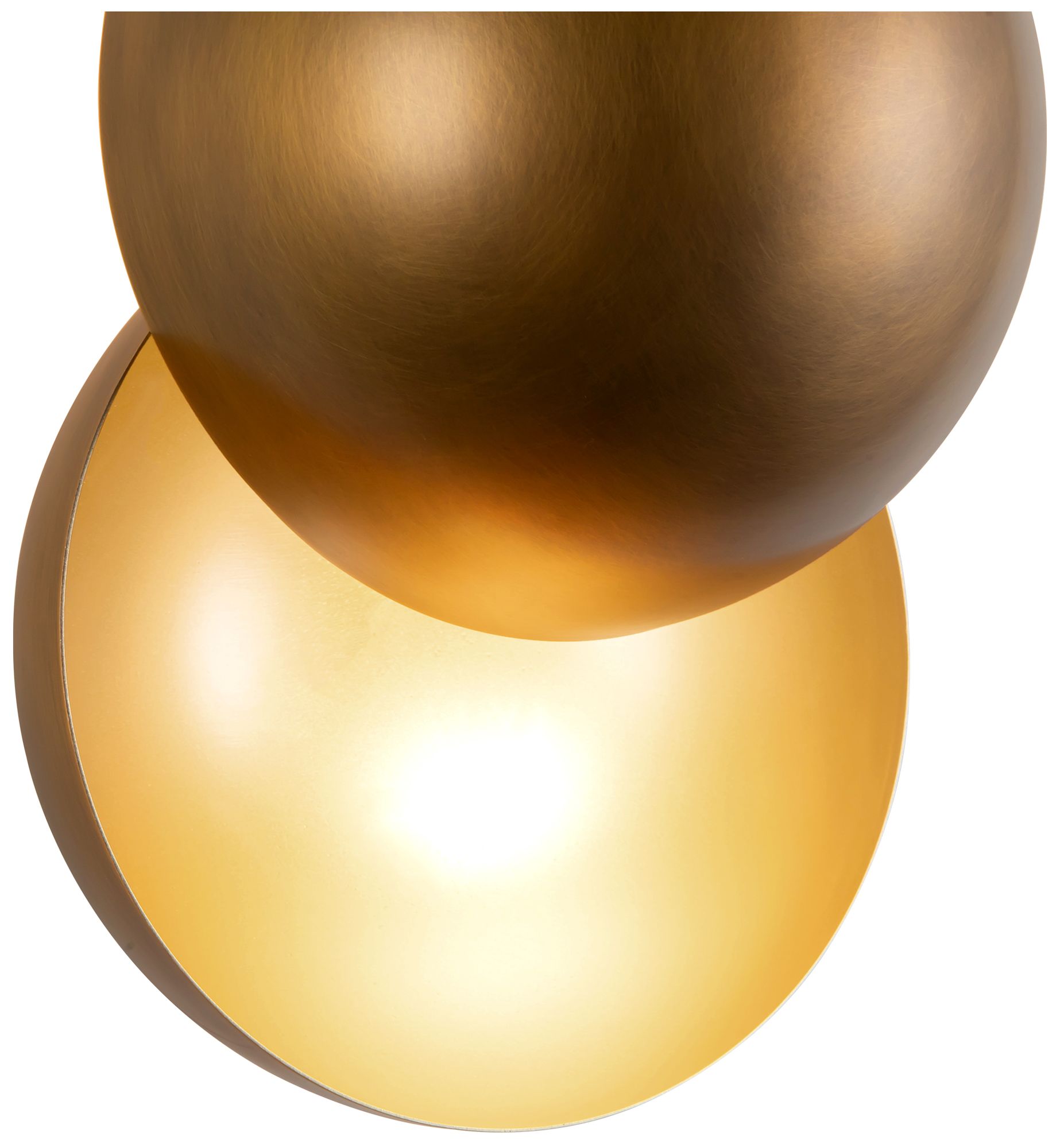 Void 12-in Vintage Brass dimmable LED Wall Sconce