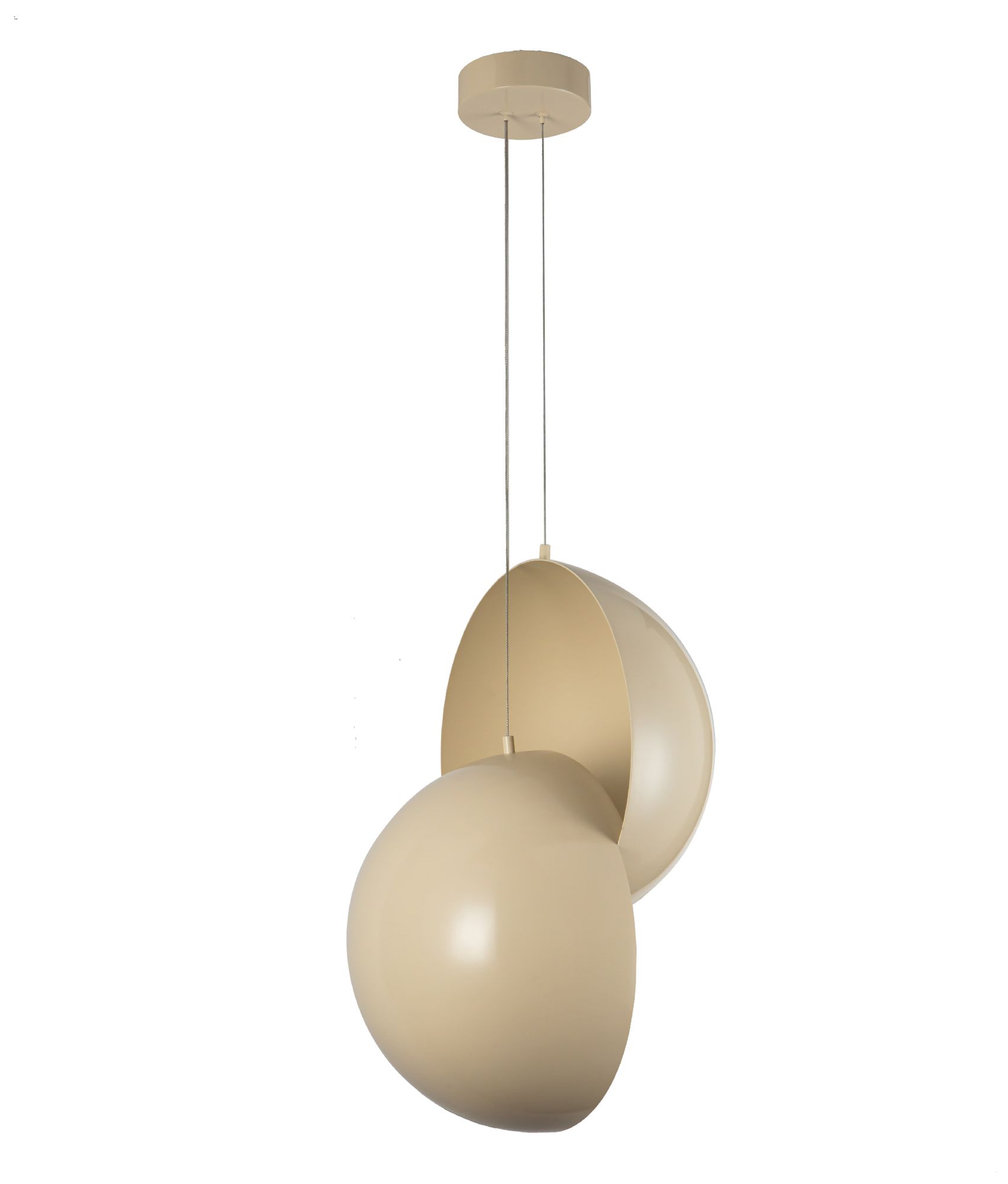 Image 3 Void 24-in Pearl White dimmable LED Pendant more views