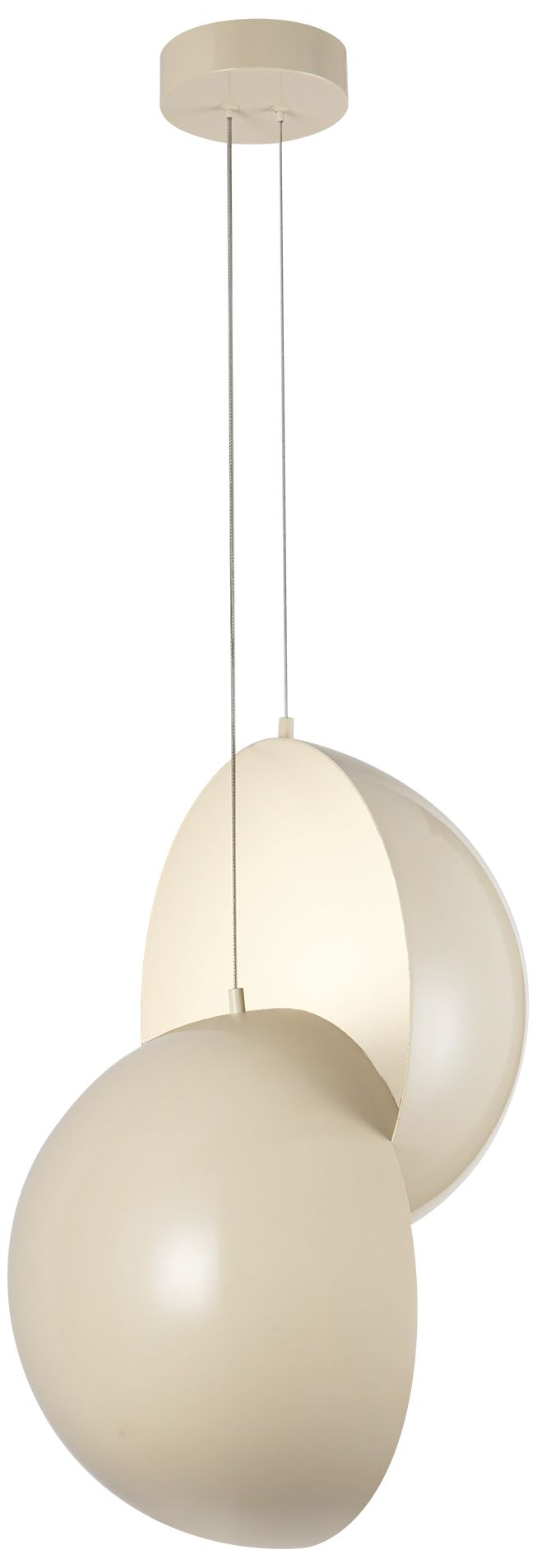 Image 6 Void 24-in Pearl White dimmable LED Pendant more views