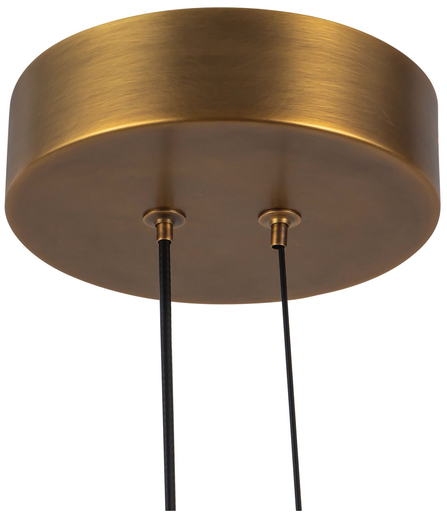 Image 5 Void 24-in Vintage Brass dimmable LED Pendant more views