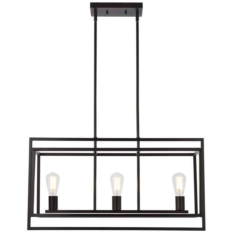 Image 2 Voir 3 Lts Pendant In Black