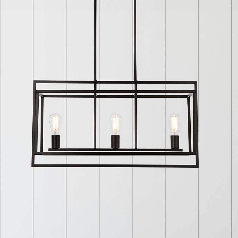 Image 1 Voir 3 Lts Pendant In Black