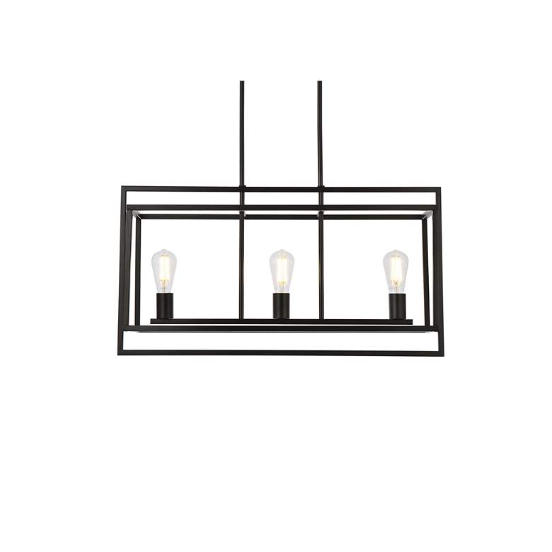 Image 4 Voir 3 Lts Pendant In Black more views