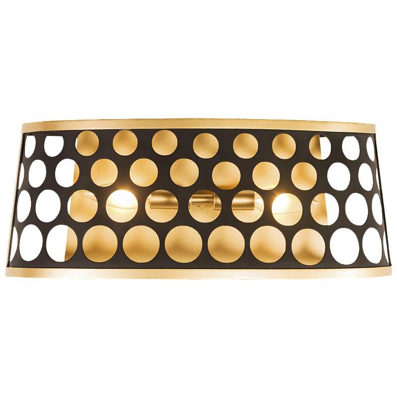 Image 1 Voliere 17.5" High Gold Pendant Light