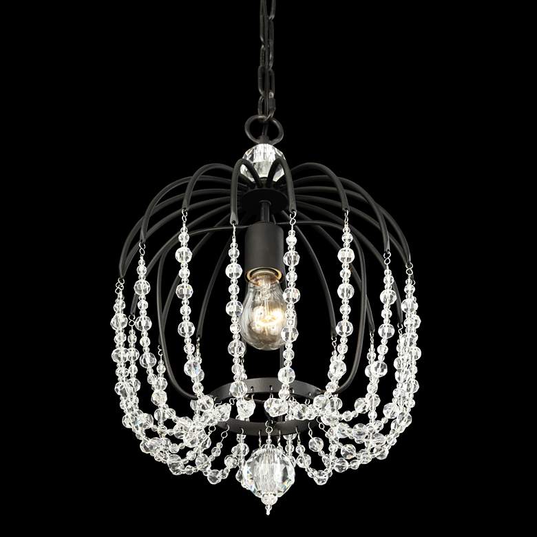 Image 2 Voliere 17.5" High Gold Pendant Light more views